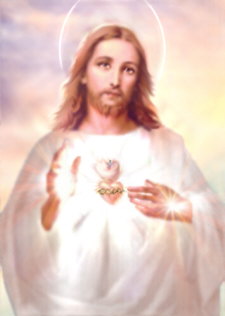 Sacred Heart of Jesus black